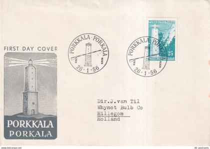 Finland 1956 The return of Porkola to Finland FDC.