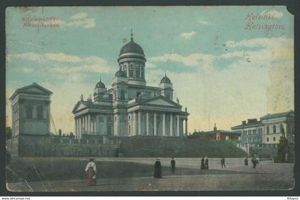 HELSINKI vintage postcard Finland