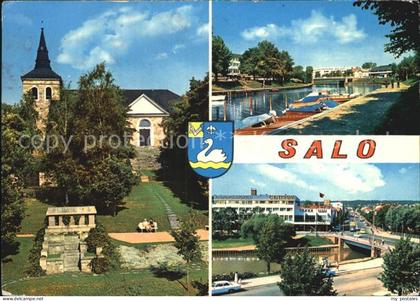 Salo Finnland Kirche Bootsliegeplatz Teilansicht