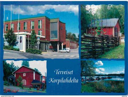 Carte Postale - Finlande - Suomi - Virastotalo - Terveiset - Korpilahdelta - Multivues - CPM - Voir Scans Recto-Verso -