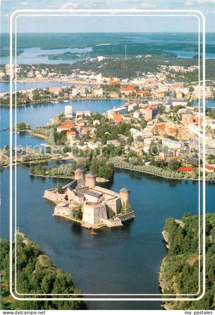 Savonlinna Finnland Fliegeraufnahme Panorama