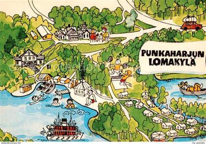 Finnland Suomi Lomaliitto Karikaturen