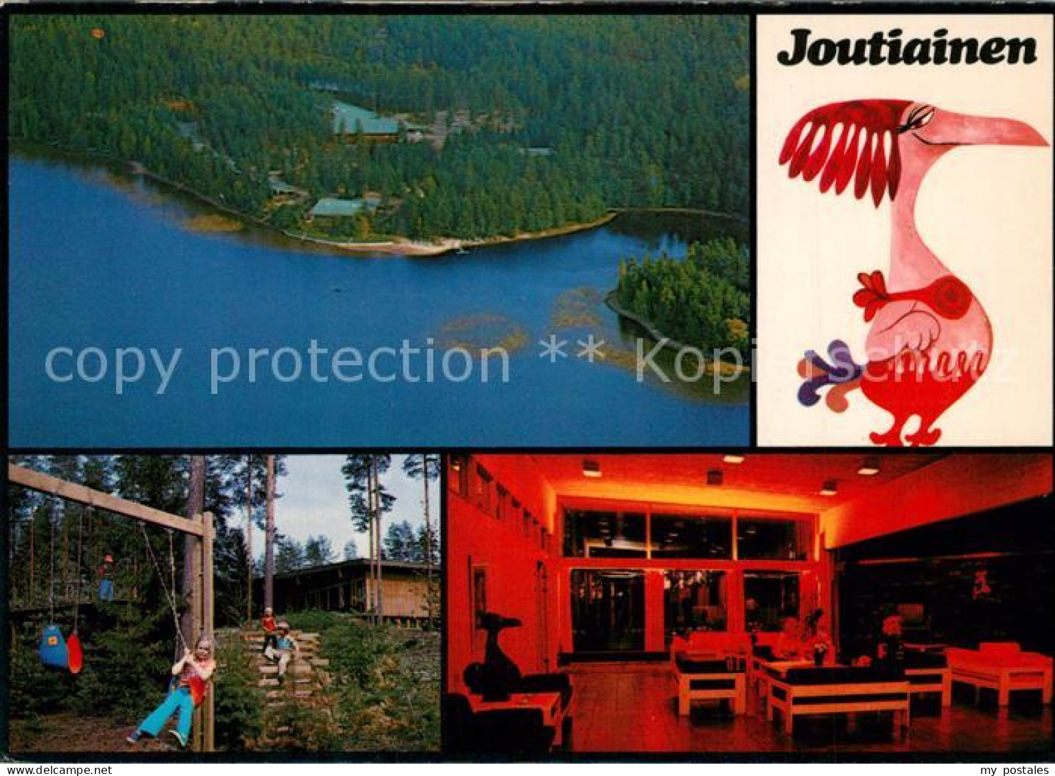 Finnland Joutsa Fliegeraufnahme Spielplatz