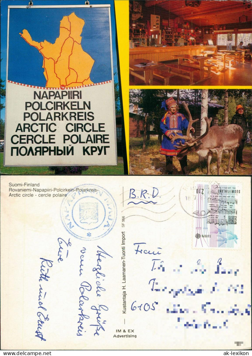 .Finnland Suomi Finnland Suomi Polcirkeln Polarkreis-Arctic circle 3 Bild 1977
