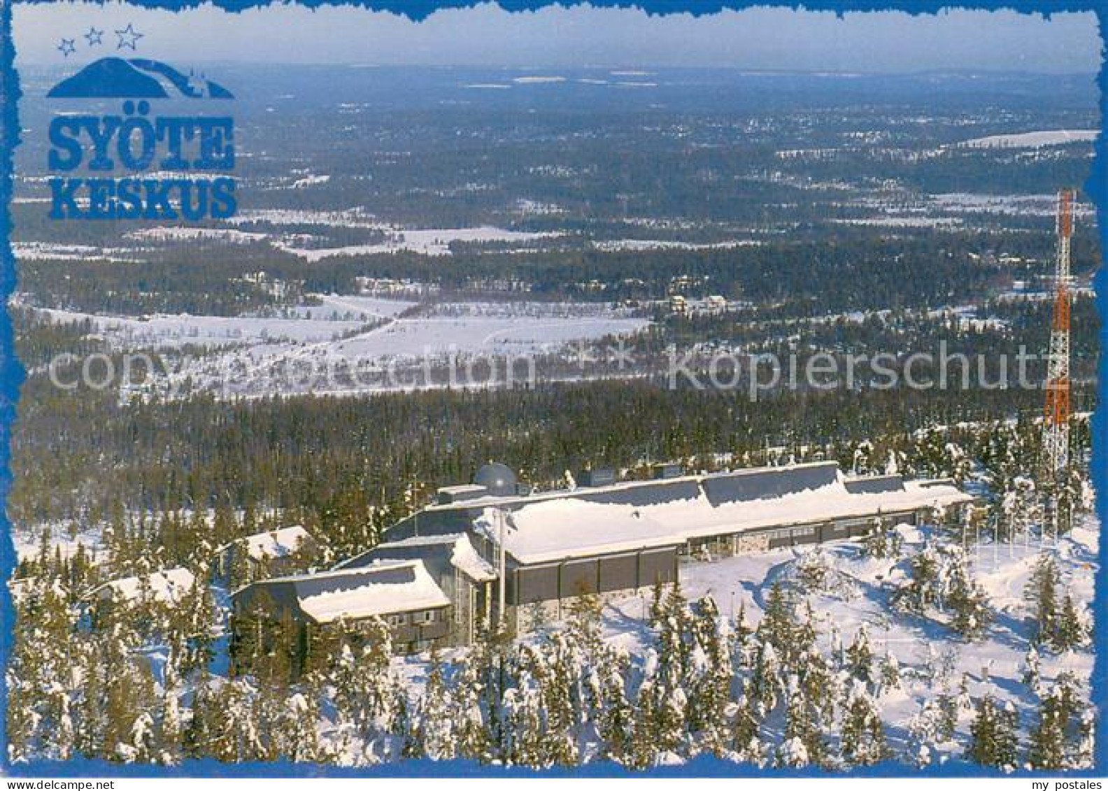 Finnland Syoete Keskus Fliegeraufnahme