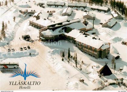 aekaeslompolo Finnland Yllaeskaltio Hotelli im Winter