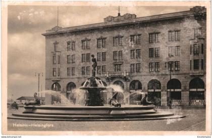 CPA Carte Postale Finlande Helsinki Helsingfors Fontaine Havis VM100395ok