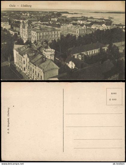 Postcard Oulu (Suomi Finnland) Uleåborg 1913