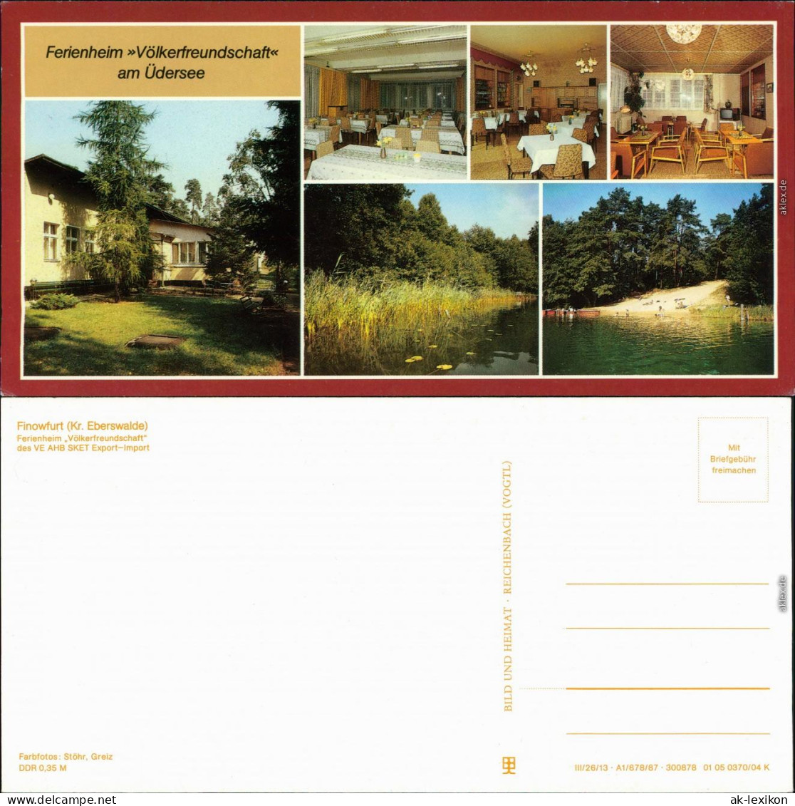 Finowfurt-Schorfheide bis Ferienheim Völkerfreundschaft 1987