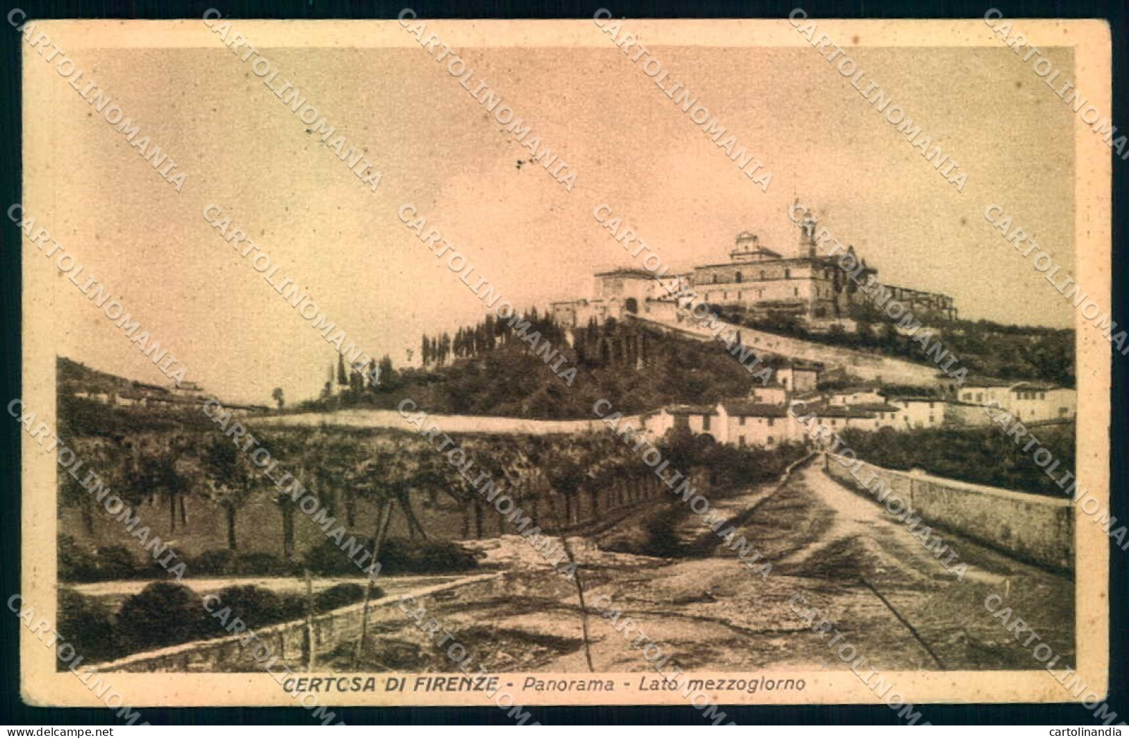 Firenze Certosa di Firenze cartolina JK0692
