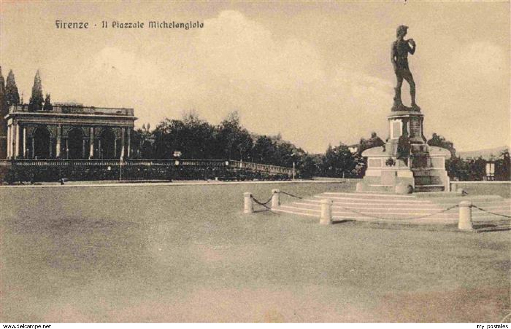 FIRENZE Florence Florenz Toscana IT Il Piazzale Michelangiolo Monumento