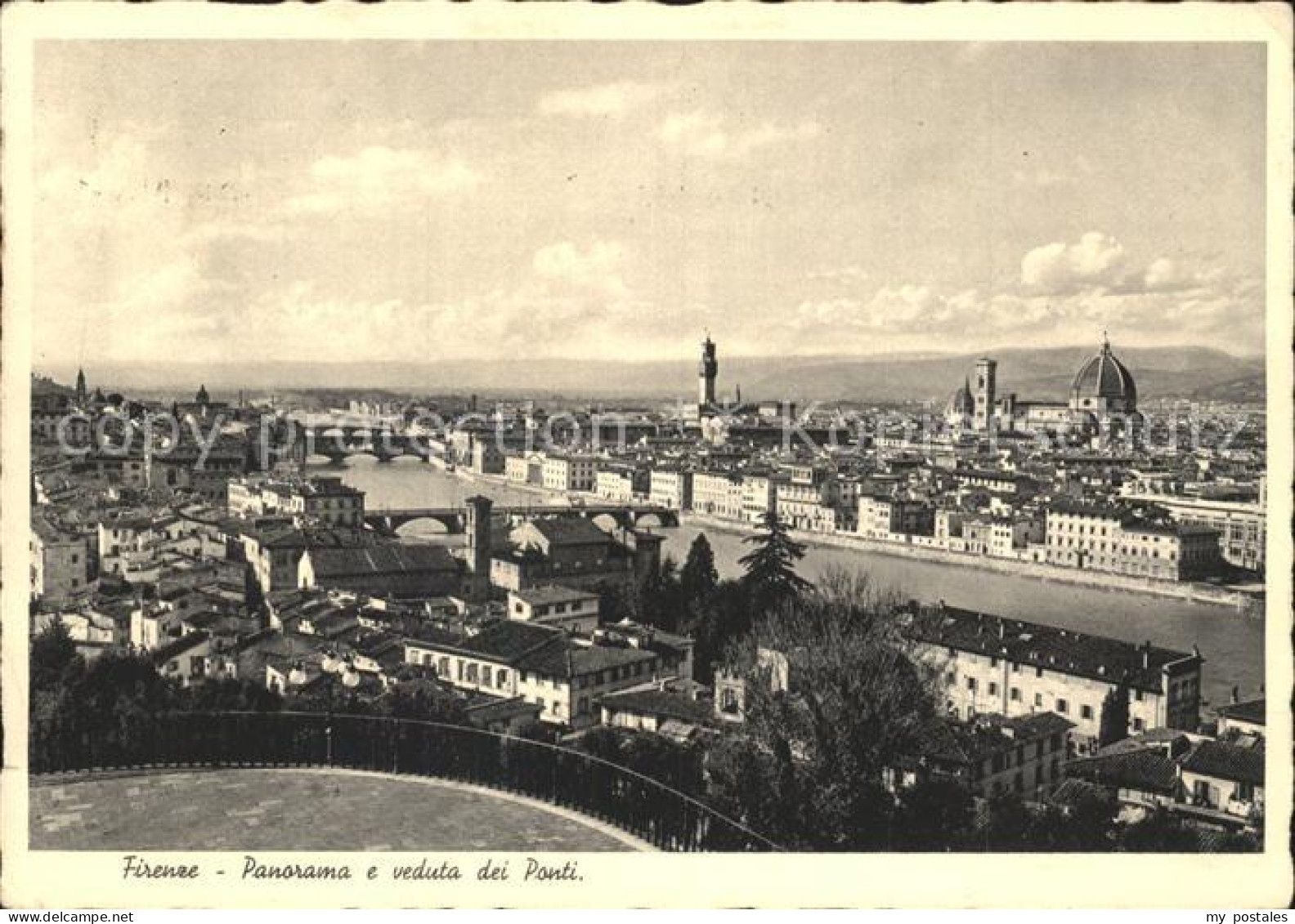 Firenze Florenz Veduta dei Ponti