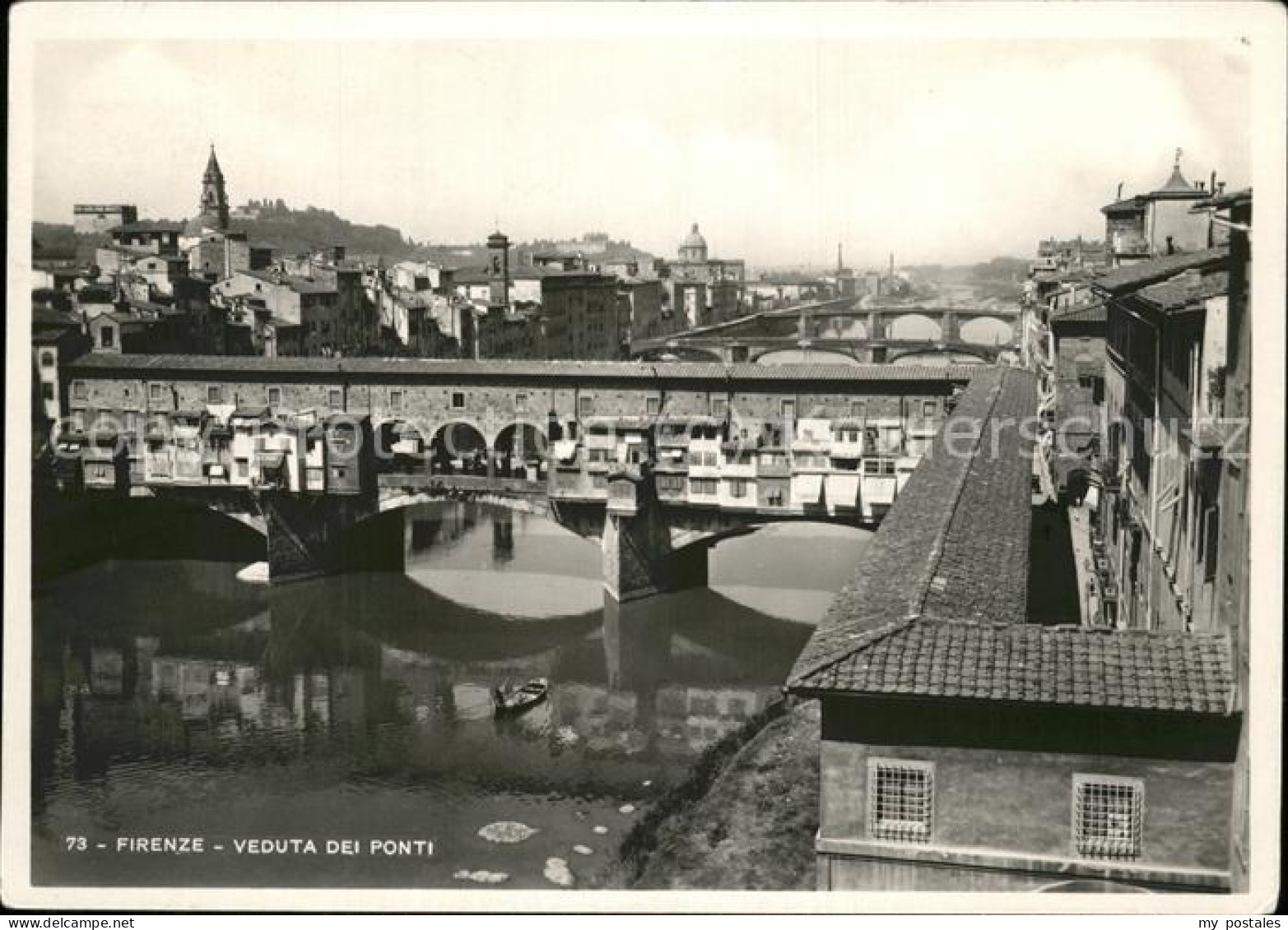 Firenze Florenz Veduta del Ponti