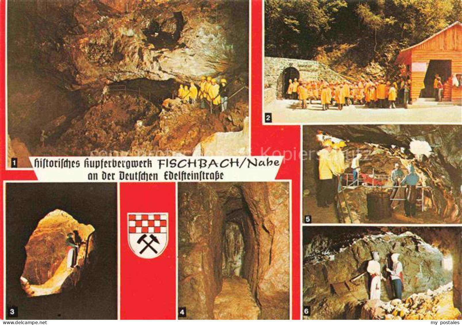 Fischbach Nahe Birkenfeld Rheinland-Pfalz Hist Kupferbergwerk Abbaugewoelbe Eing