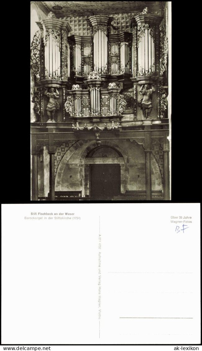 Fischbeck-Hessisch Oldendorf Barockorgel in der Stiftskirche 1965