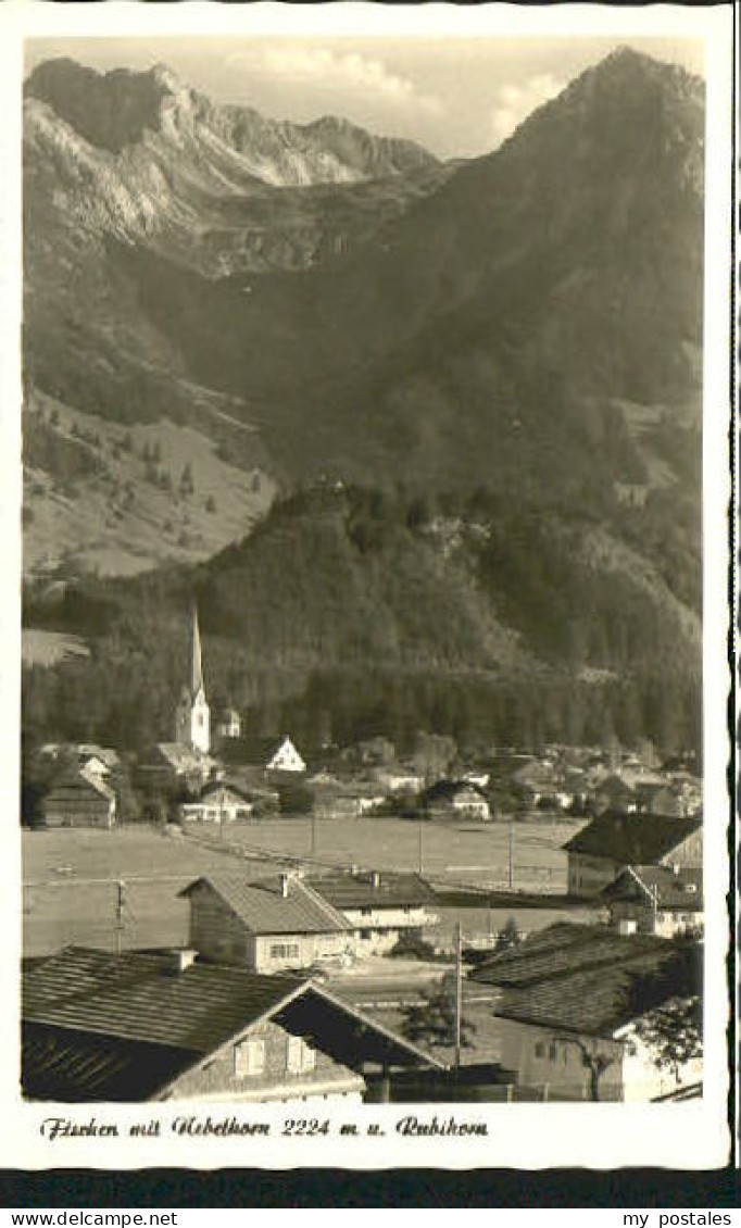Fischen Allgaeu Fischen - Berg Gasthof Nebelhorn Rubihorn x 1953