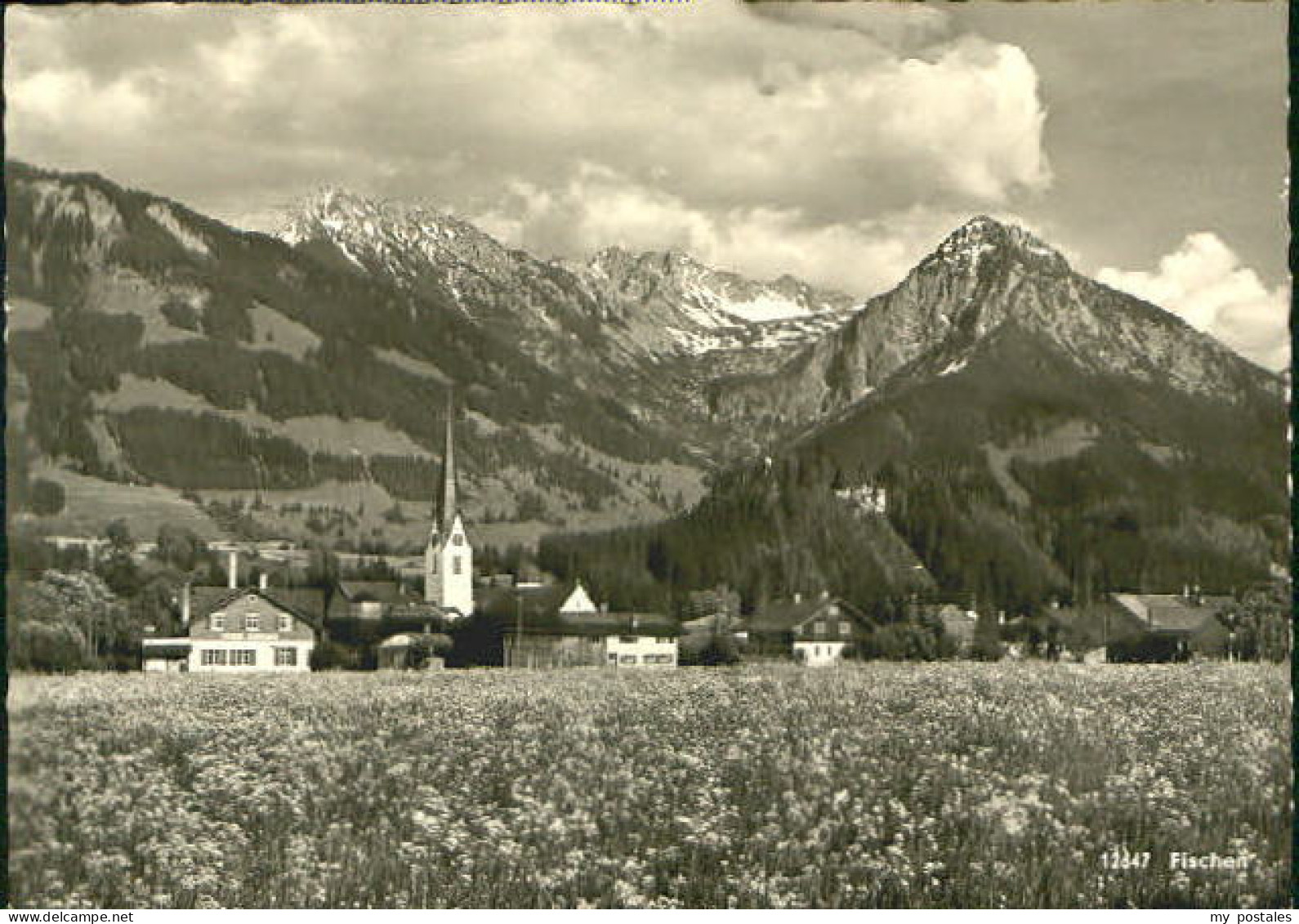 Fischen Allgaeu Fischen i. Allgaeu Nebelhorn x 1960