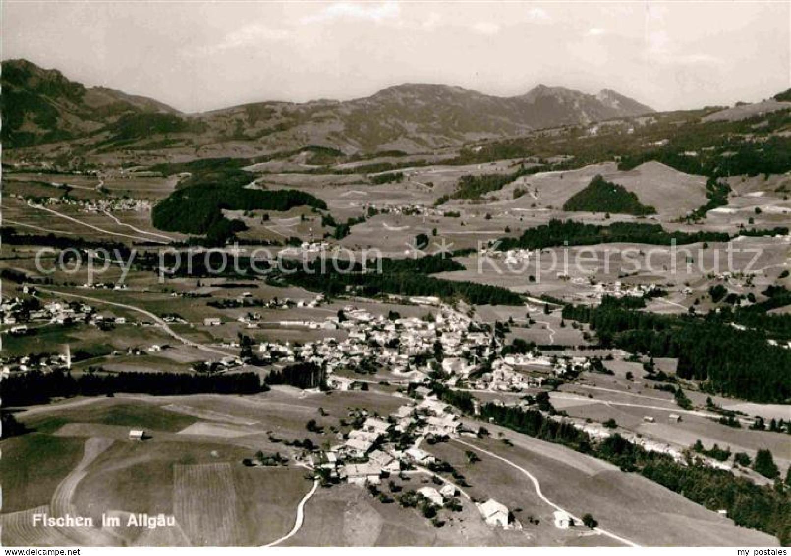 Fischen Allgaeu Fliegeraufnahme