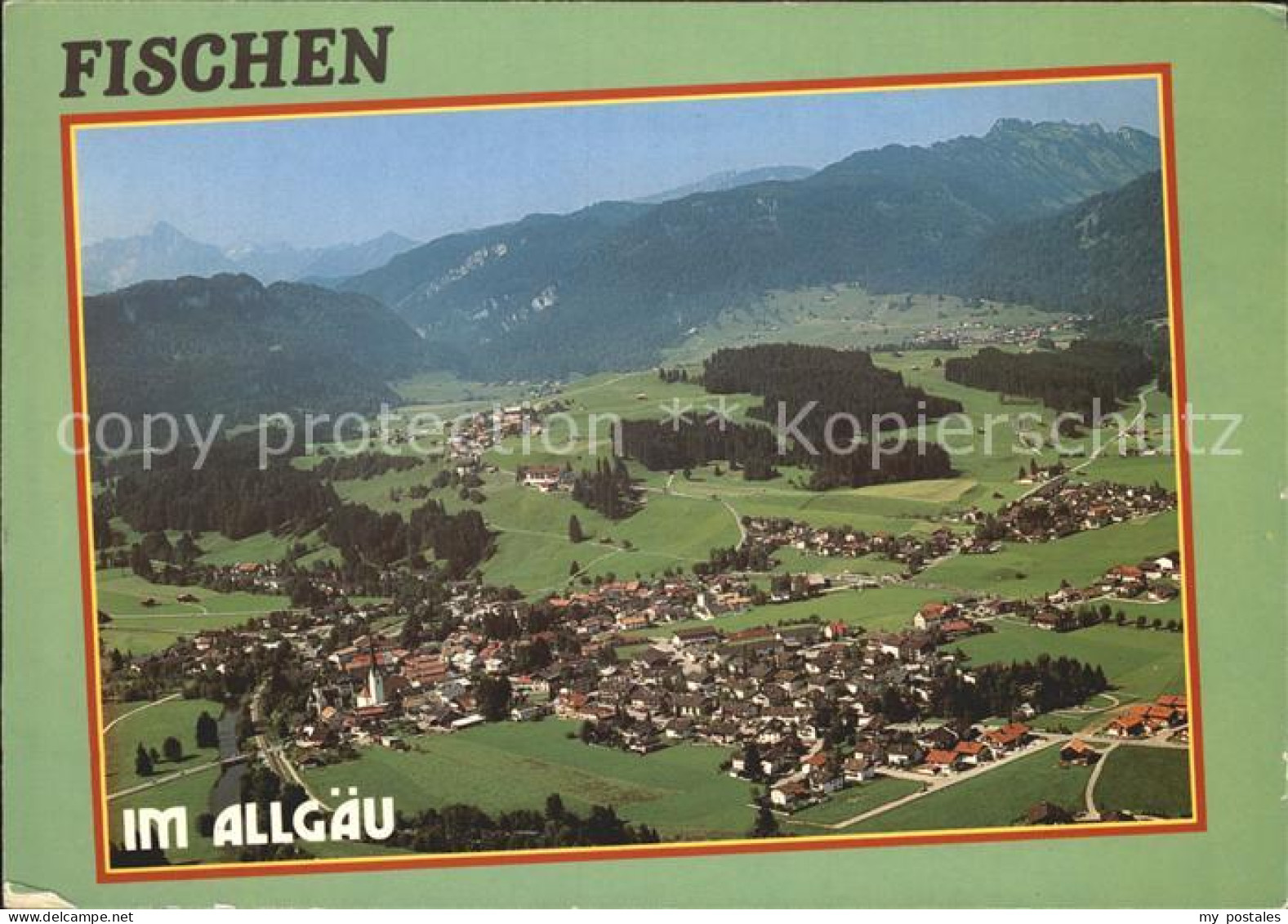 Fischen Allgaeu Fliegeraufnahme