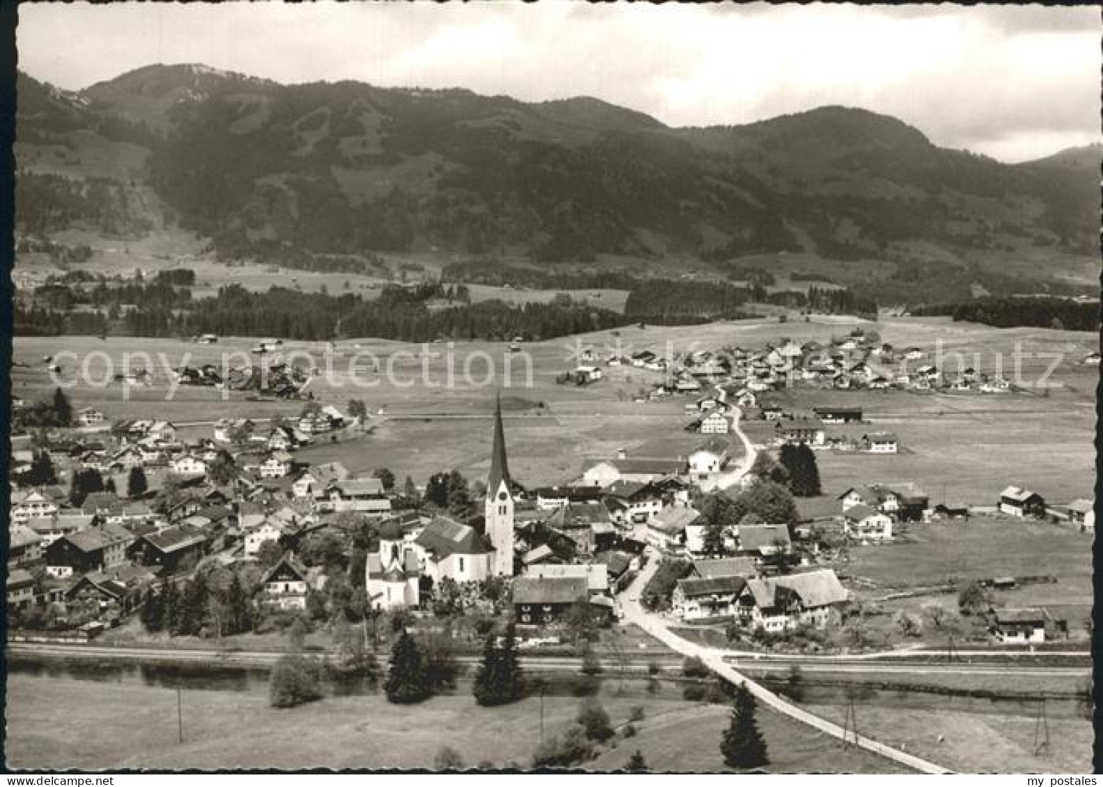 Fischen Allgaeu Stadtansicht