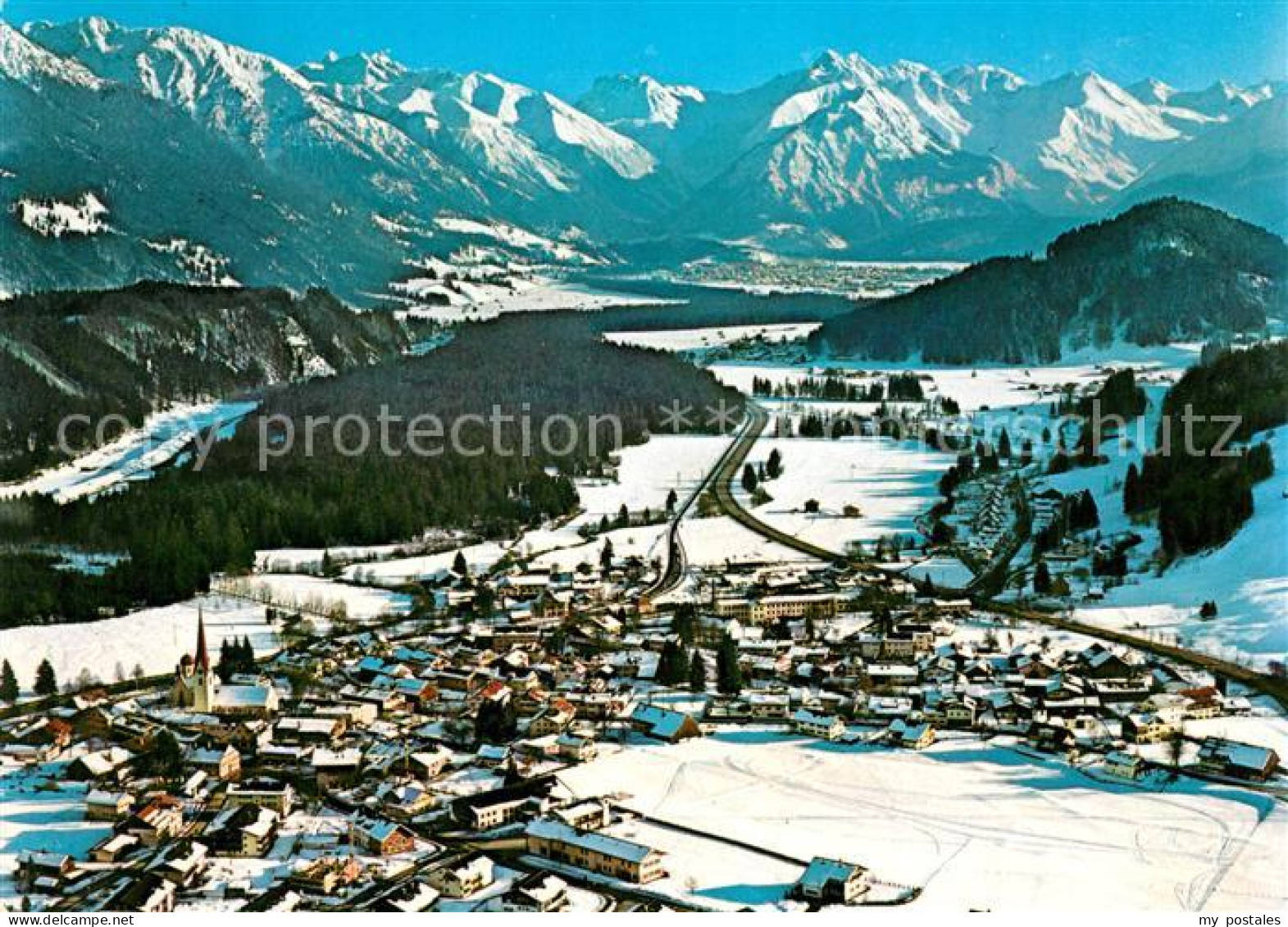 Fischen Allgaeu Winterlandschaft