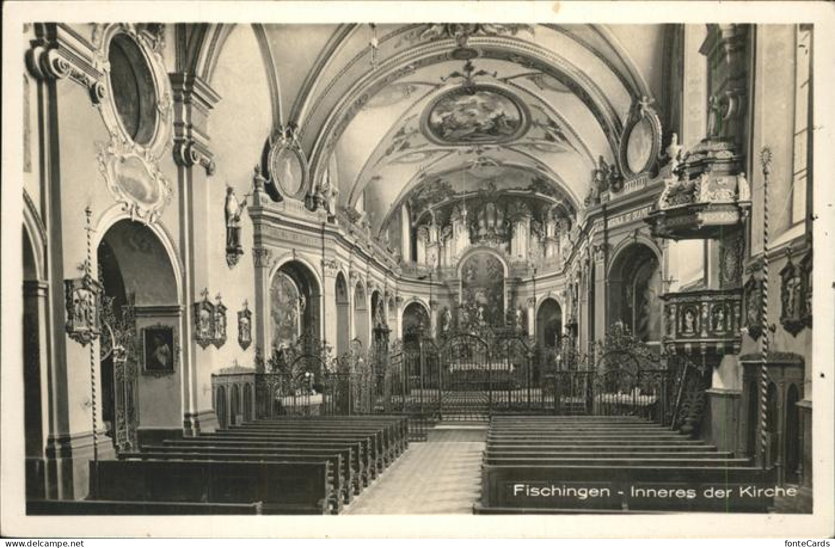 Fischingen TG Inneres Kirche Altar