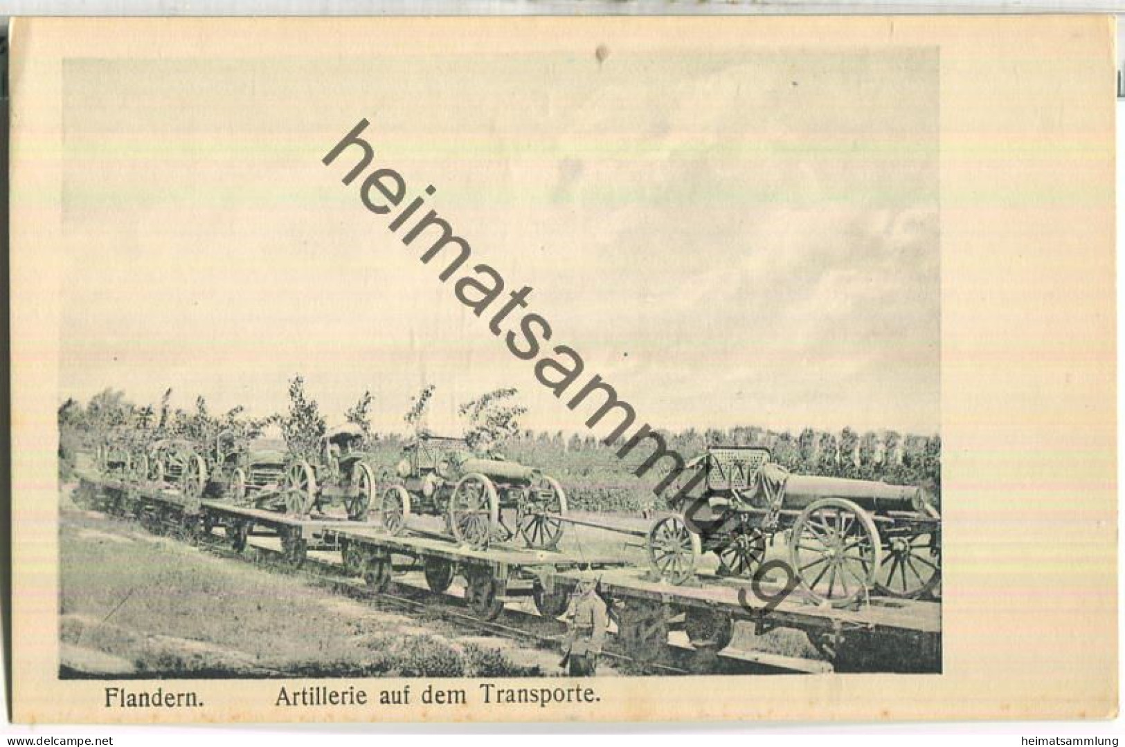 Flandern - Artillerie - Verlag Zipper Weilburg Lahn Serie 2 Nr. 82