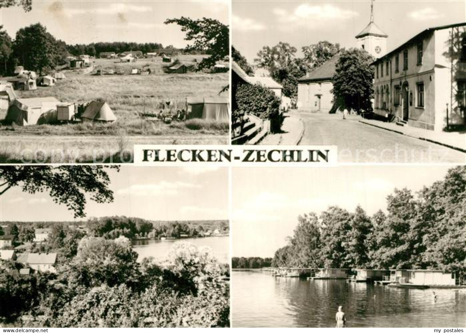 Flecken Zechlin Camping Hausboote