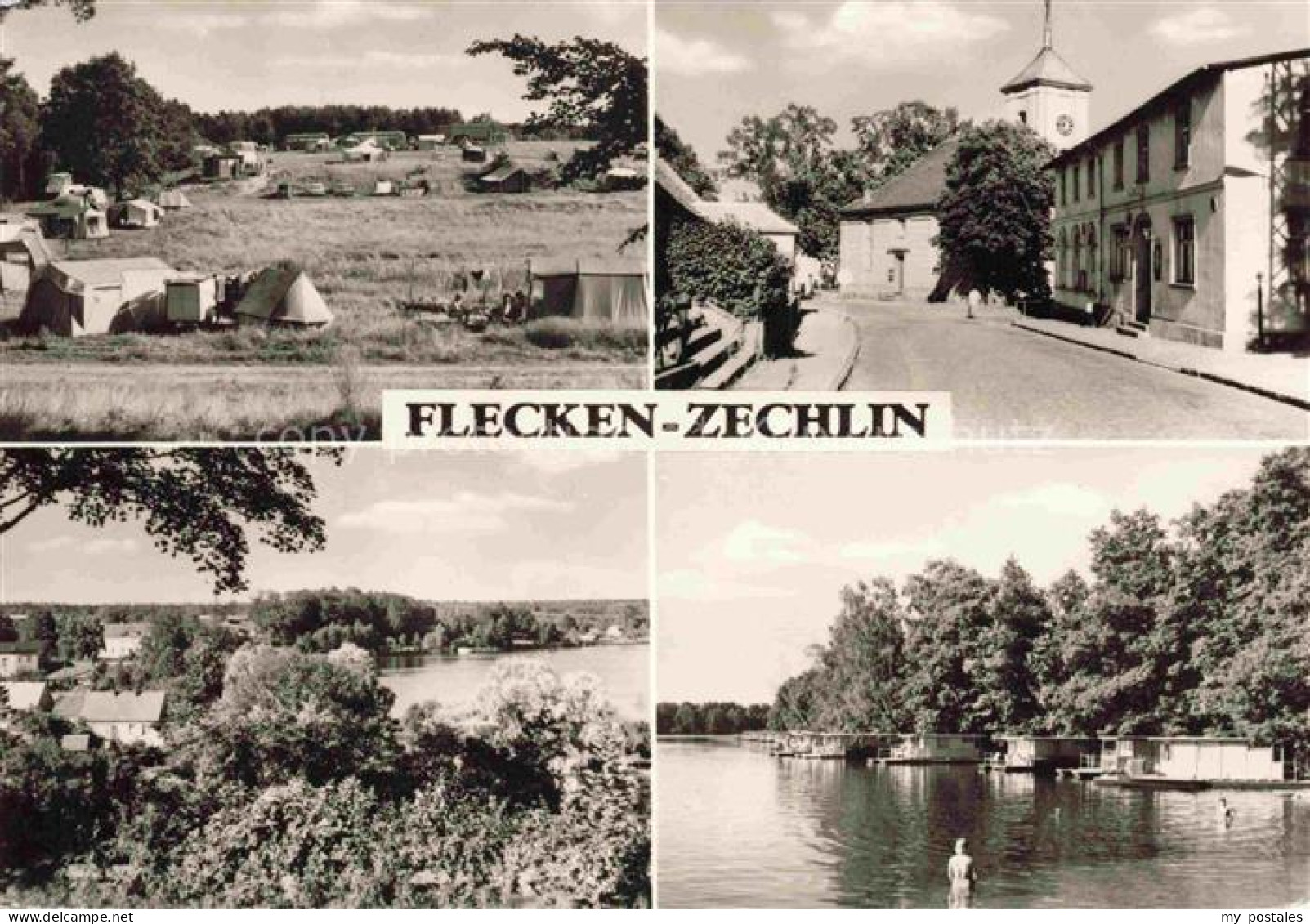 Flecken Zechlin Rheinsberg Cempingplatz See