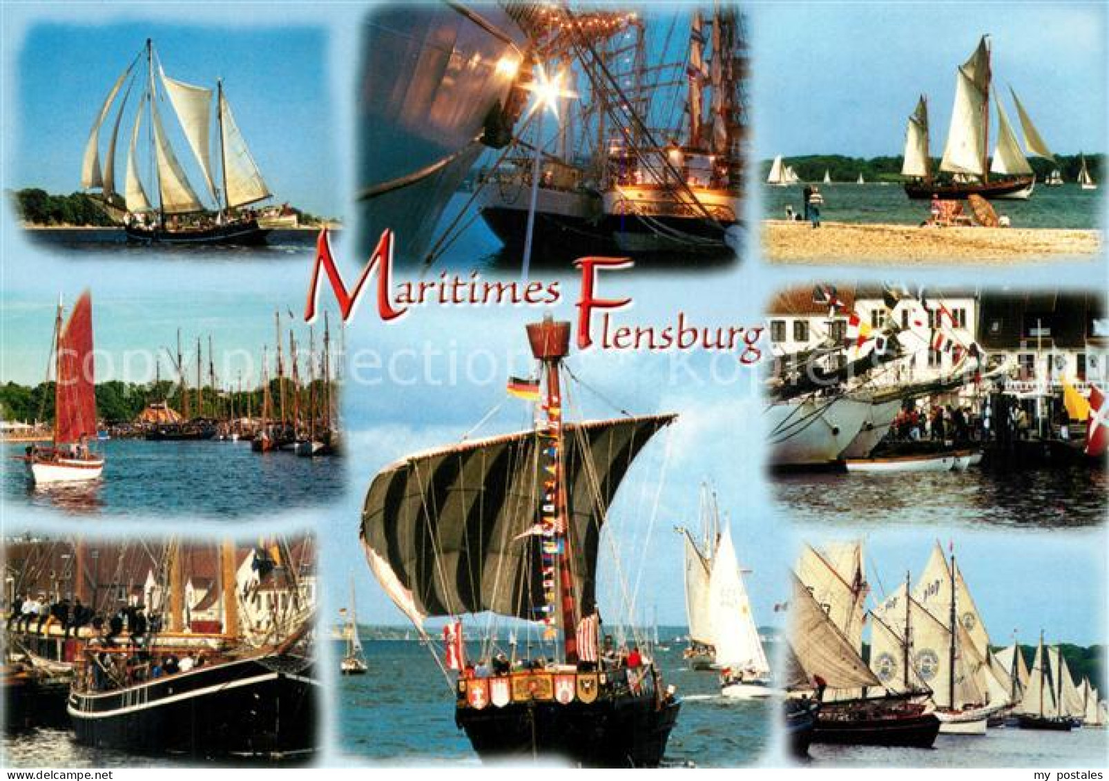 Flensburg Maritimes Flensburg Segelschiffe Hafen