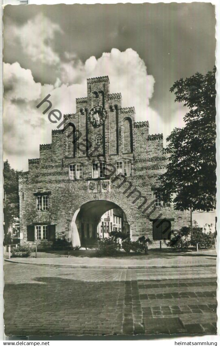 Flensburg Nordertor - Foto-Ansichtskarte - Verlag Th. Thomsen Flensburg