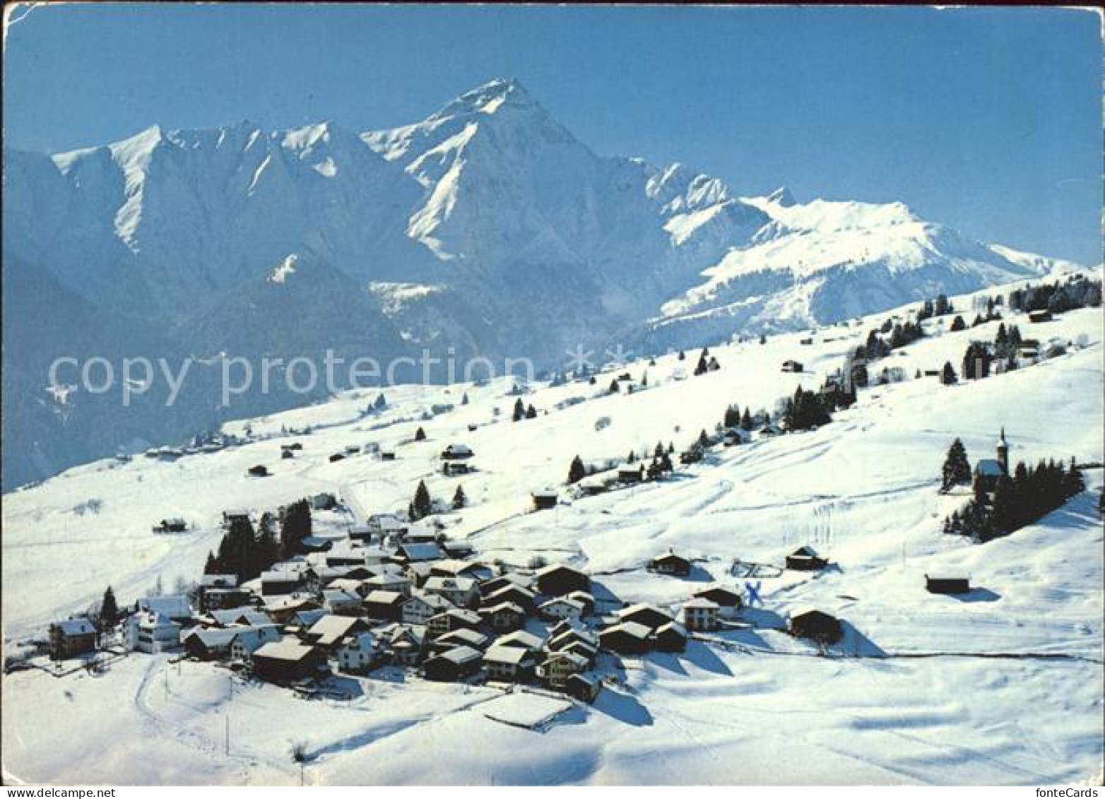 Flerden Heinzenberg Fliegeraufnahme  Piz Beverin