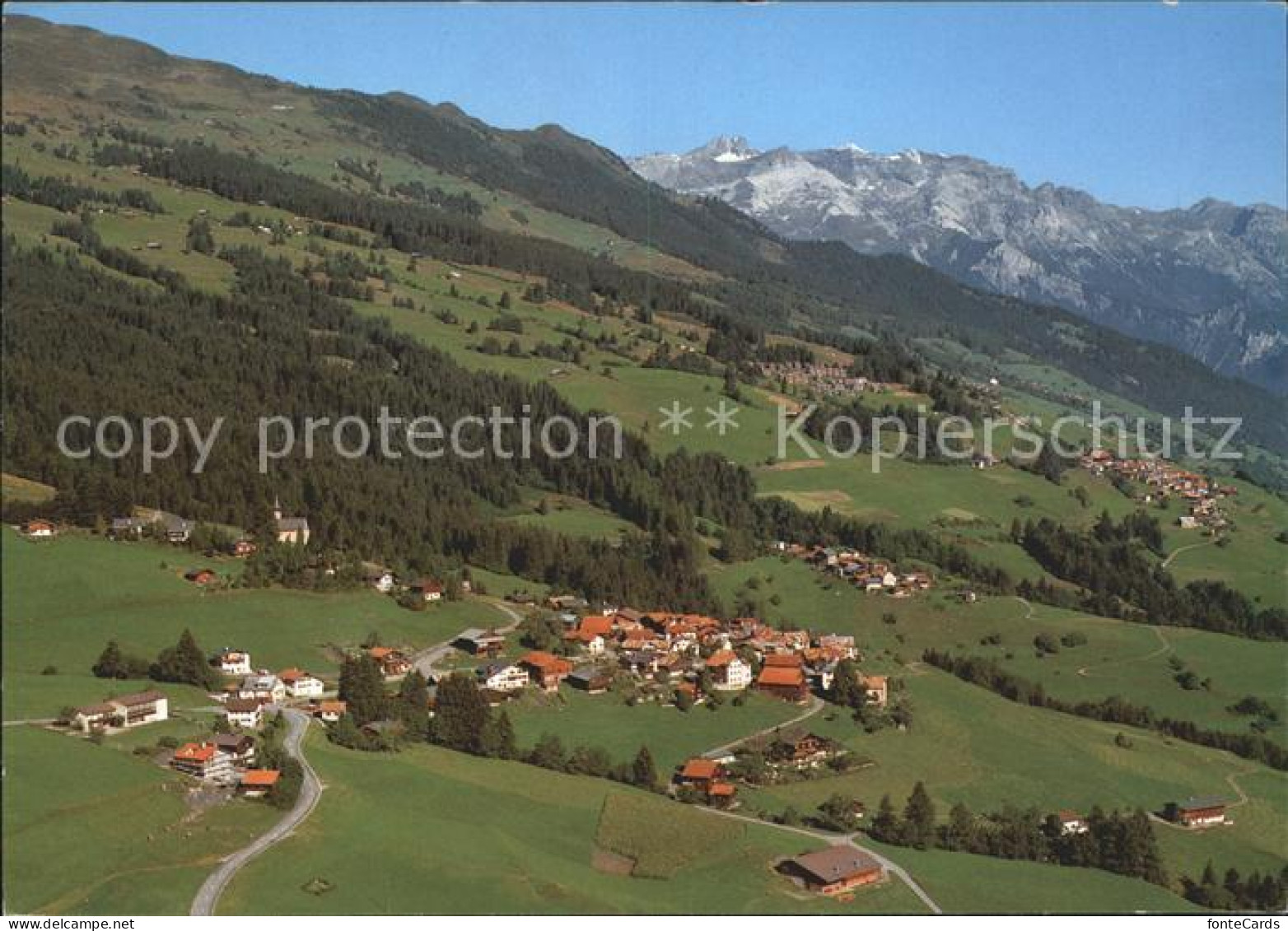 Flerden Heinzenberg mit Portein Sarn und Ringelspitze