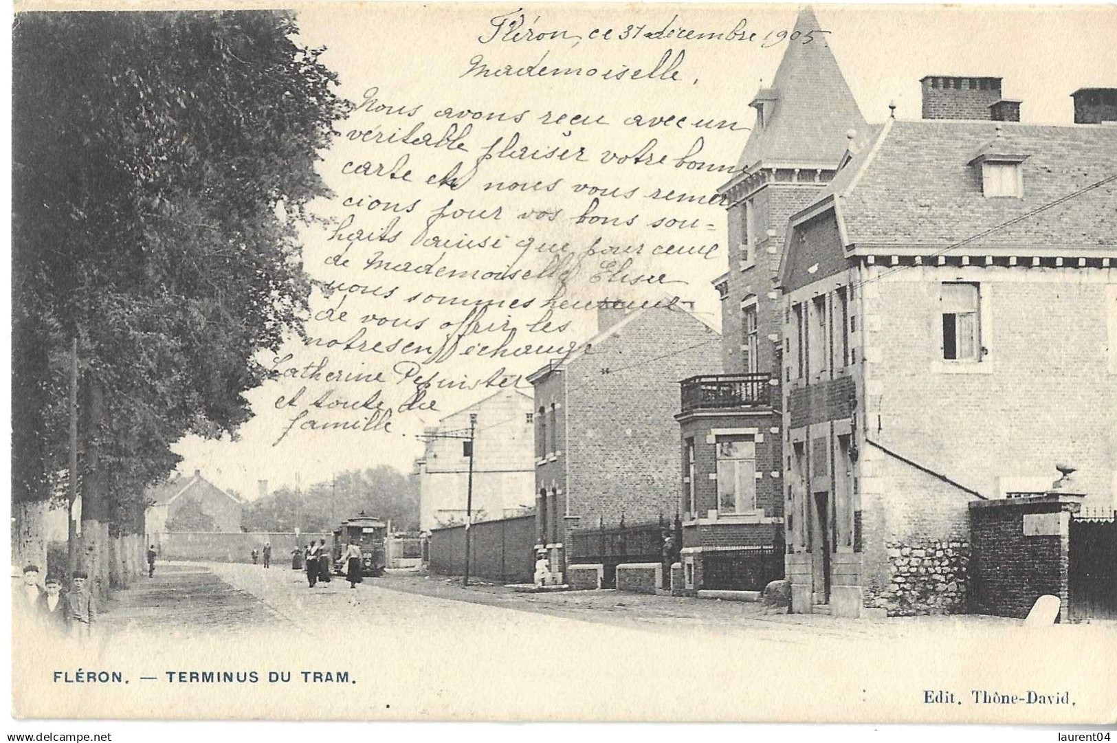 FLERON.  TERMINUS DU TRAM.  ANIMATION.  TRAM.jpg