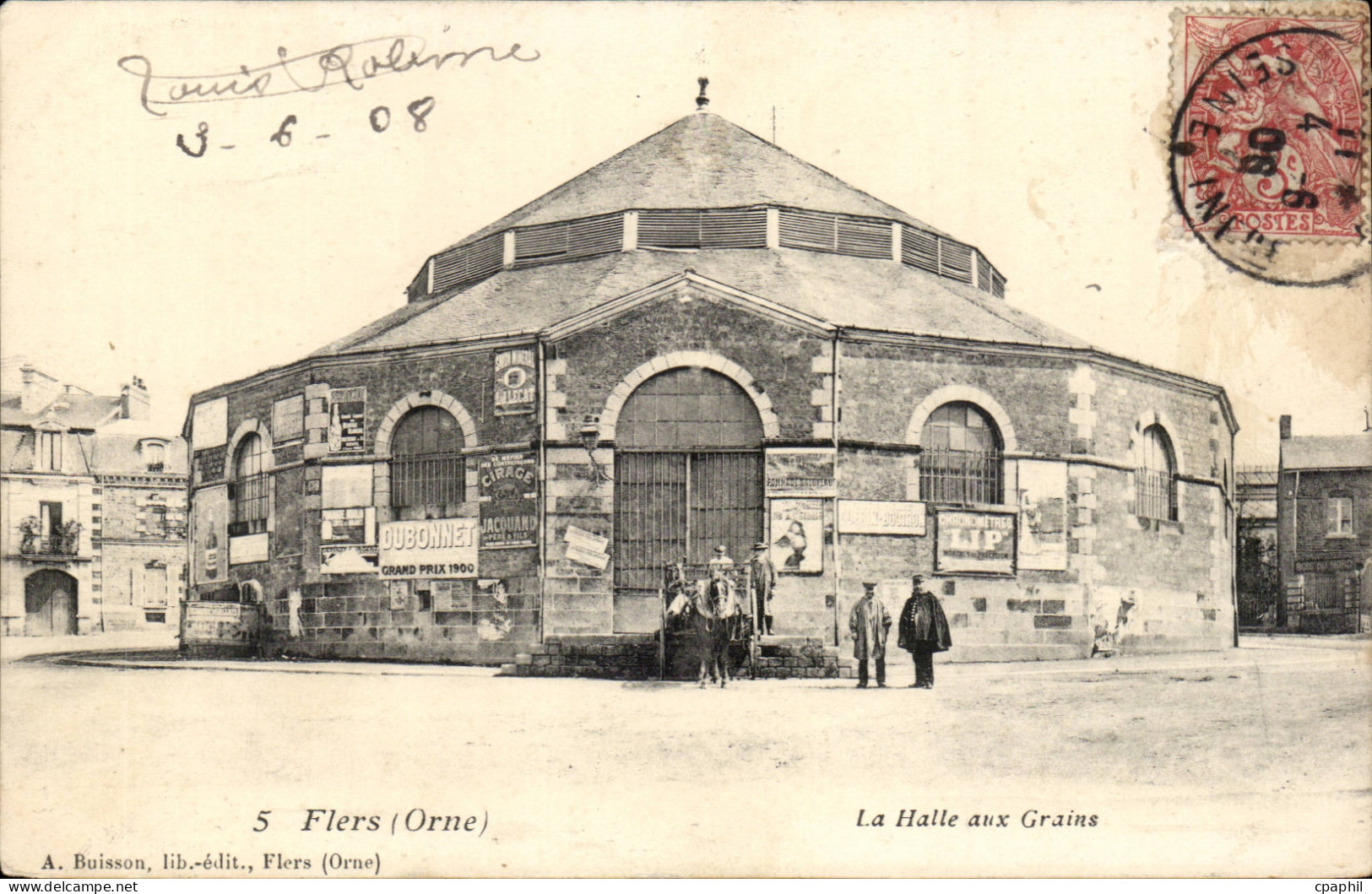 Flers CPA La halle aux grains