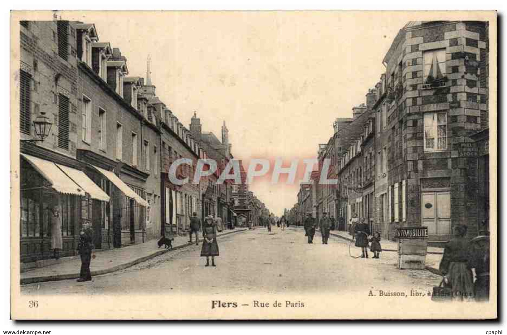 Flers CPA Rue de Paris