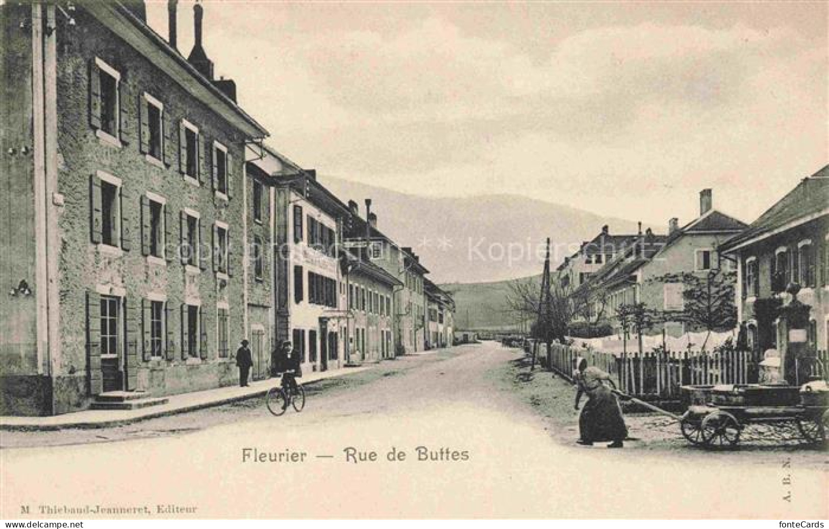 Fleurier Val-de-Travers NE Rue de Buttes