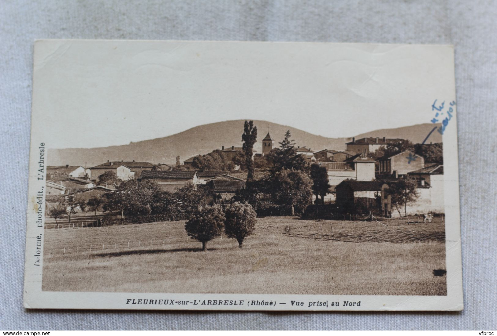Fleurieux sur l'Arbresle, vue prise au Nord, Rhône 69