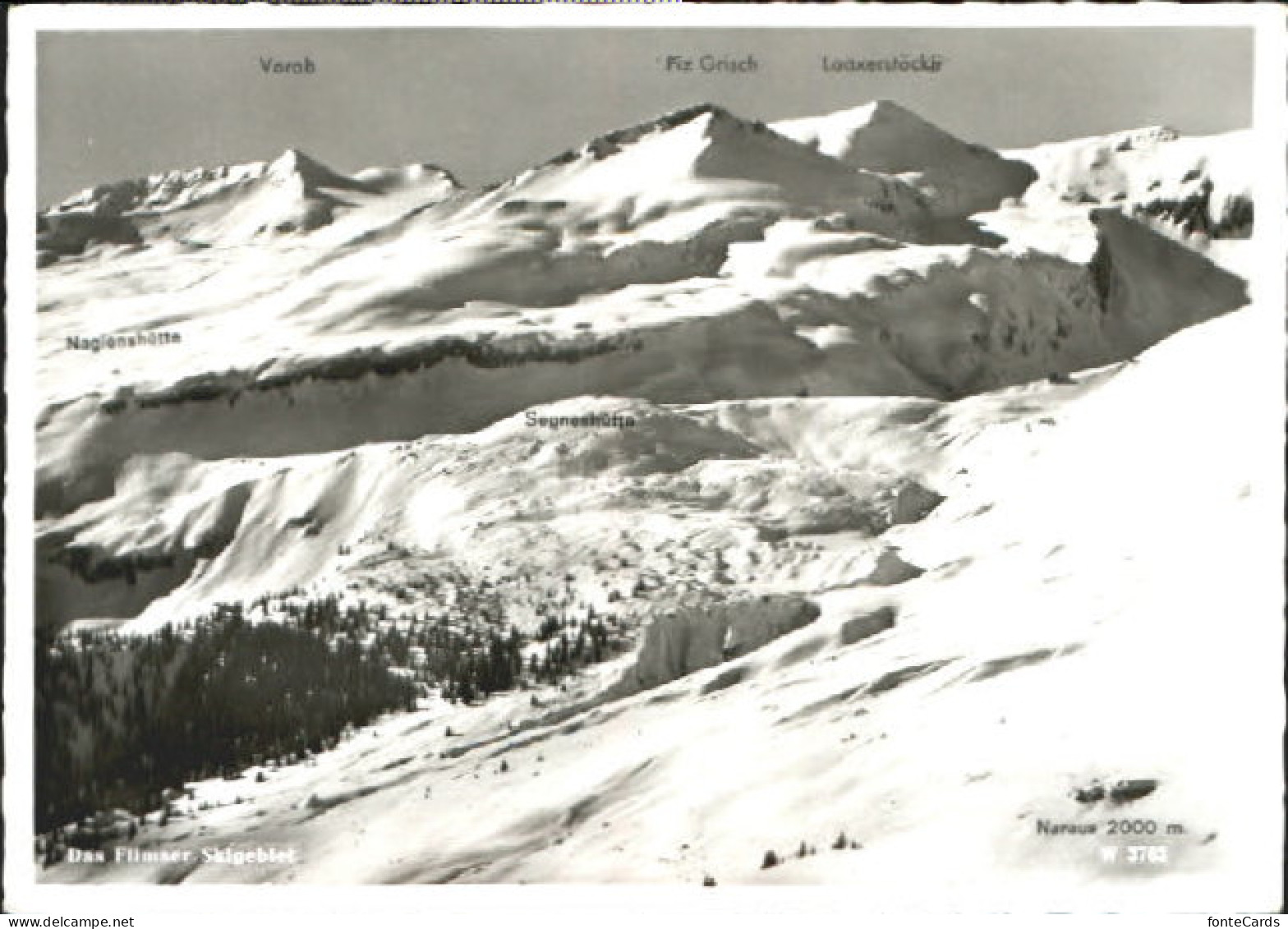 Flims Waldhaus Flims Skigebiet