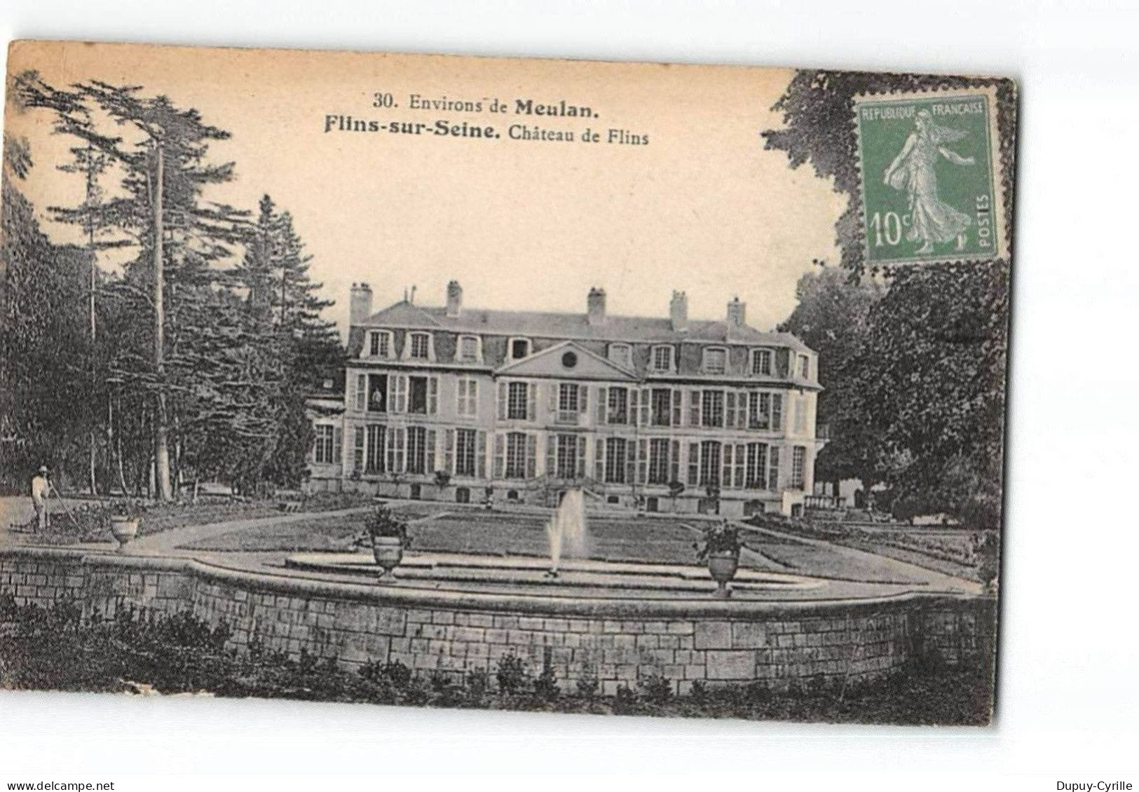FLINS SUR SEINE - Château de Flins - état