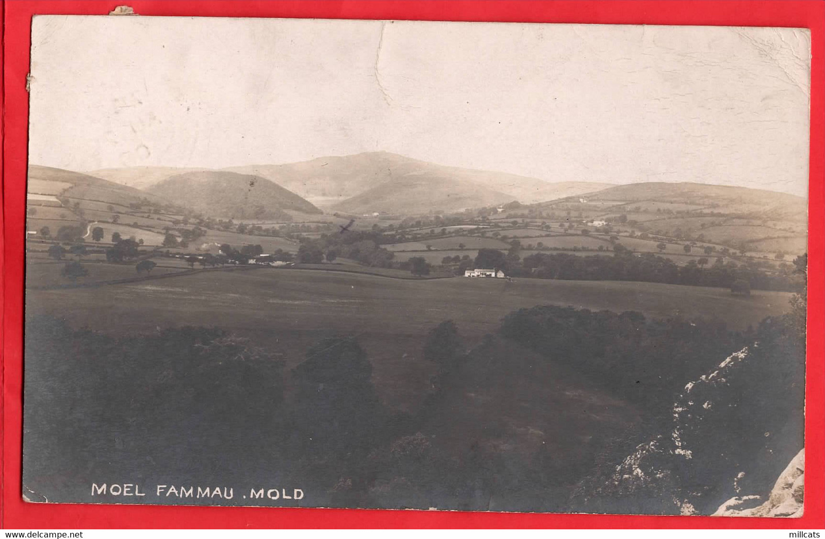 FLINTSHIRE   MOLD  MOEL FAMMAU   BEVAN OF HESWALL RP  pu 1908