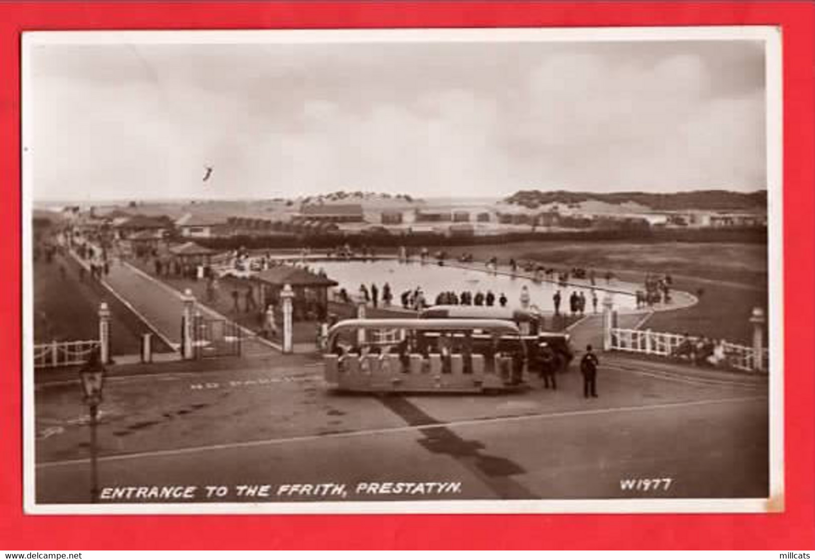 FLINTSHIRE      PRESTATYN   ENTRANCE TO FFRITH    BUS COACH  RP