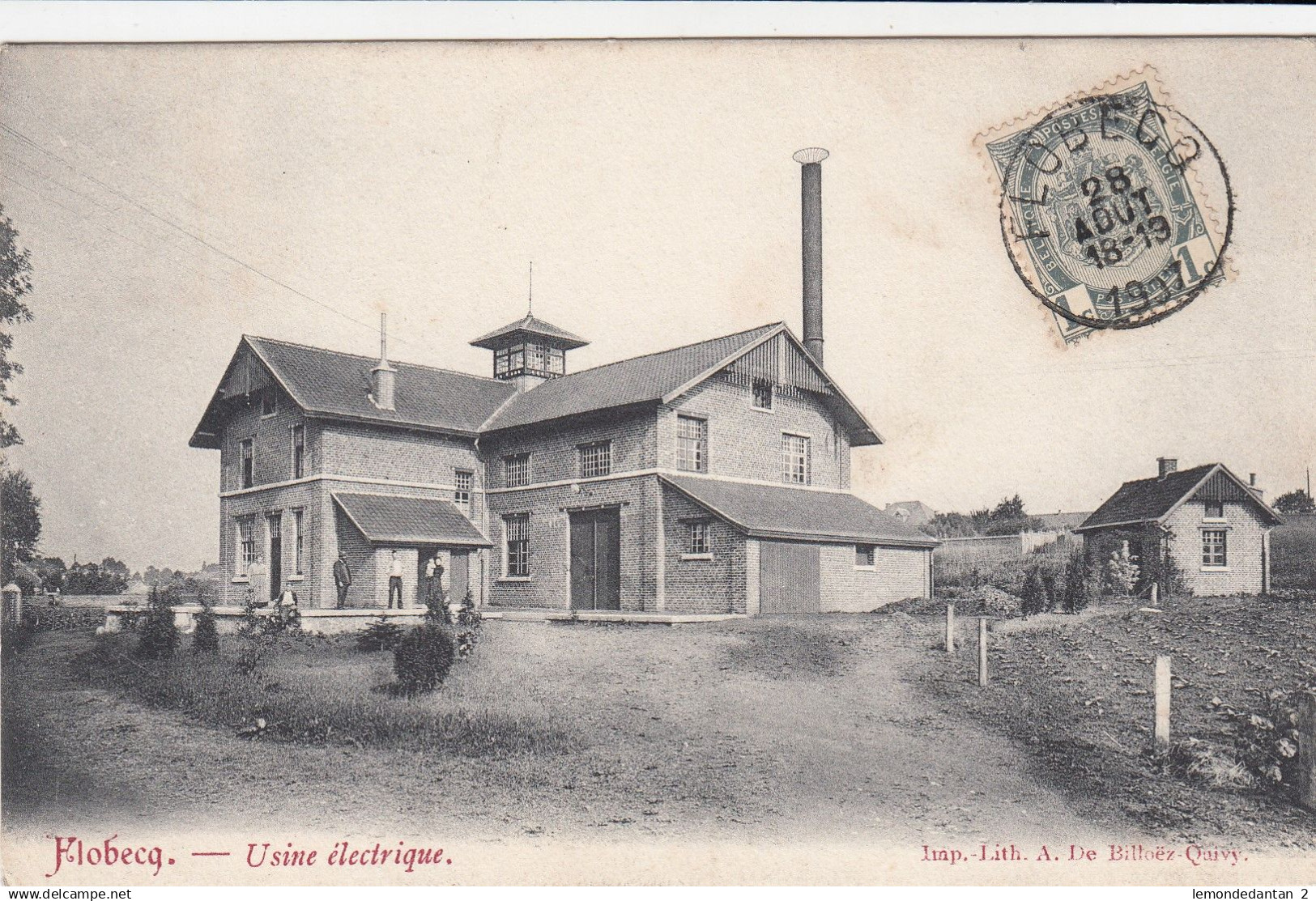 Flobecq - Usine Electrique - animée