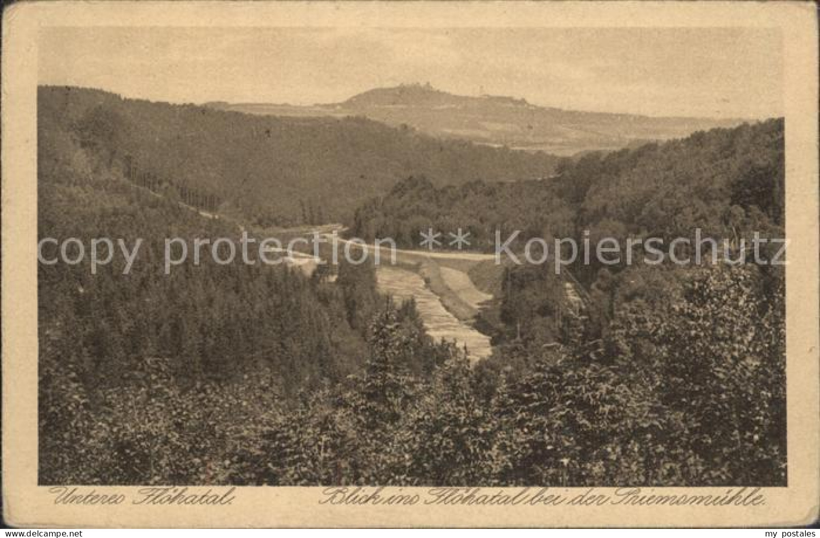 Floeha Blick ins Floehatal bei der Priemsmuehle