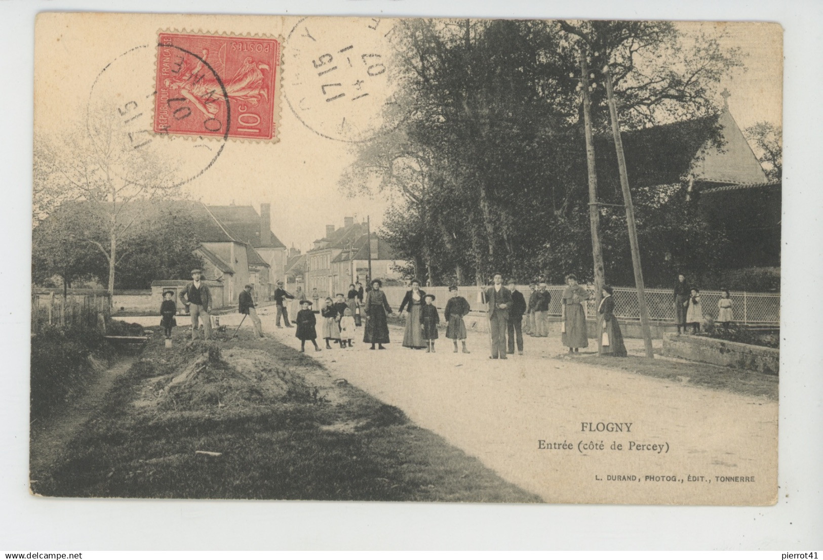 FLOGNY LA CHAPELLE - Entrée (côté de Percey )