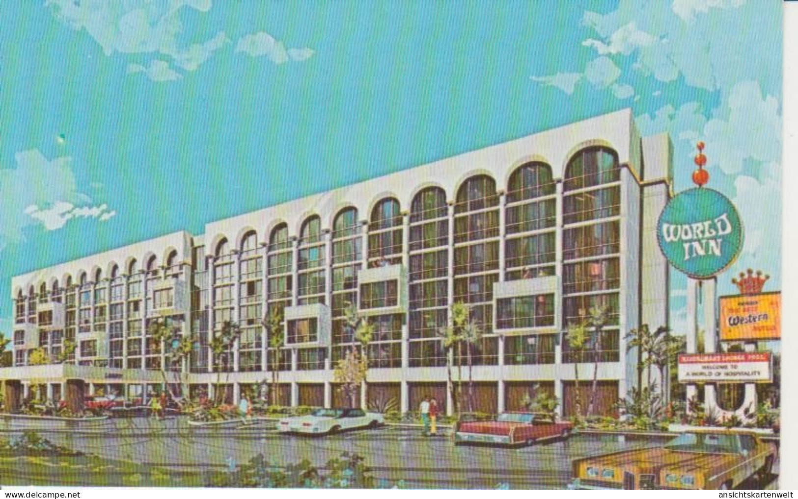 Florida FL World Inn Hotel ngl #223.618