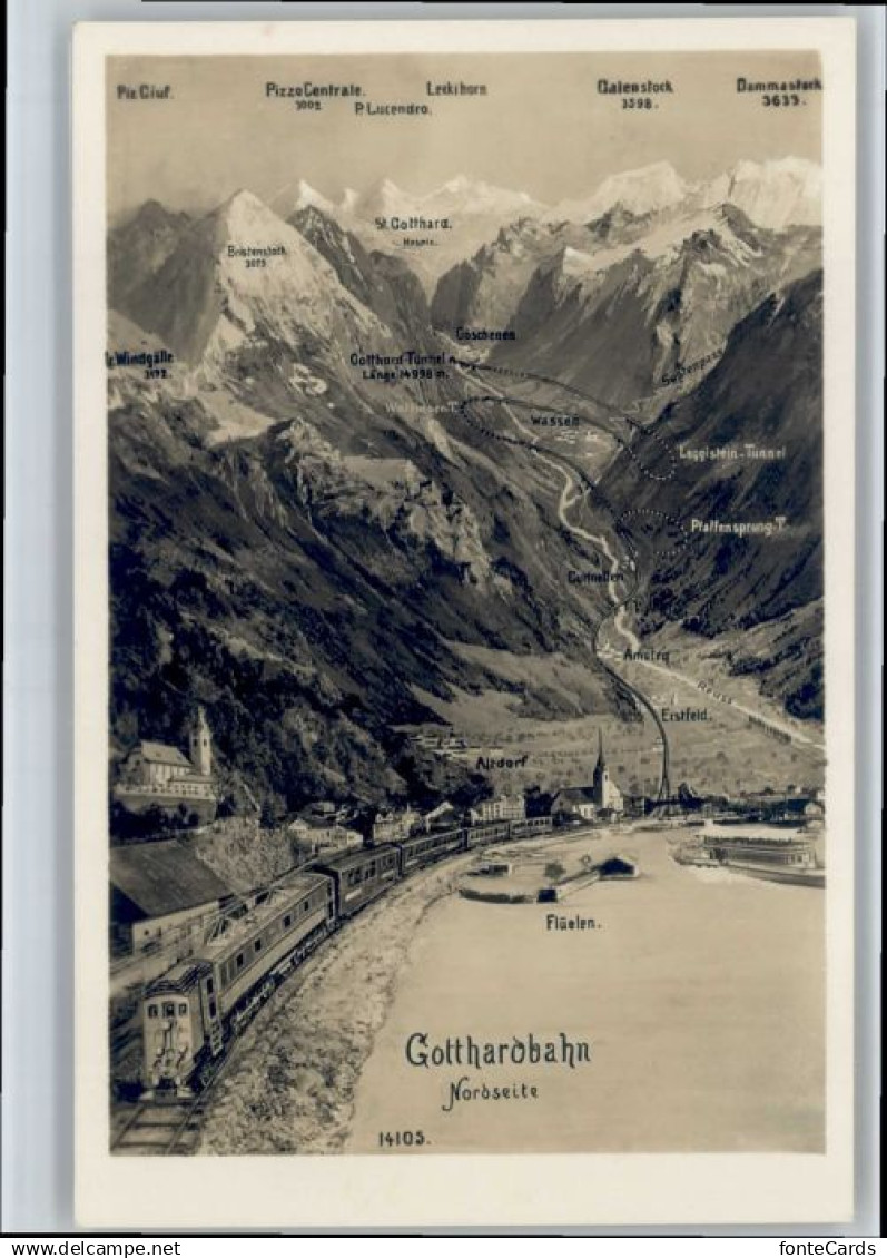 Flueelen UR Flueelen Gotthardbahn