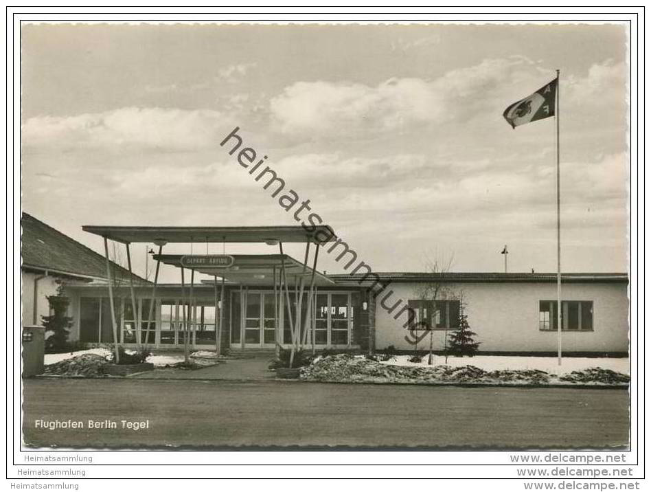 Flughafen Berlin Tegel - Foto-AK Grossformat