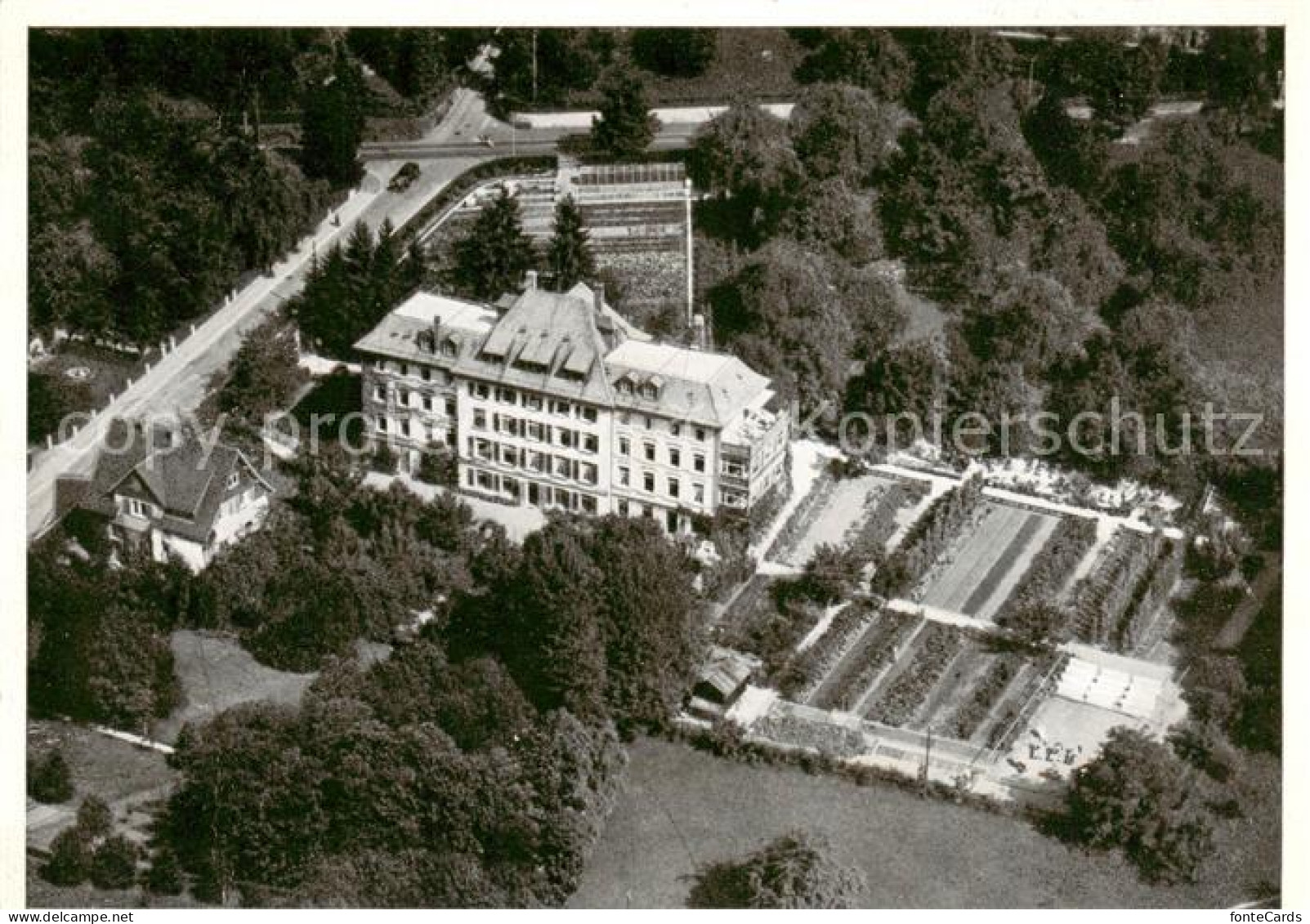 Fluntern Zuerich Erholungshaus Zuerich Fluntern Fliegeraufnahme