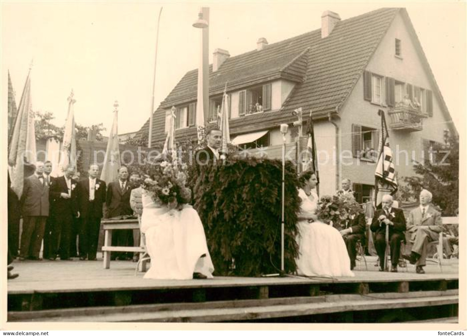 Fluntern Zuerich Fest-Ehrung